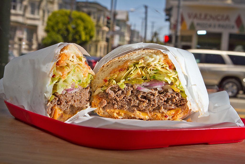 Rhea's Cafe signature dishes Korean Steak Sandwich
Roasted Chicken Salad Sandwich
Valencia St